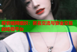 探索暗网组织：匿名交流与安全交易的终极平台