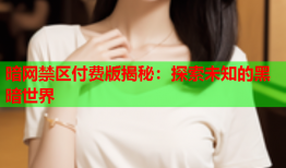 暗网禁区付费版揭秘：探索未知的黑暗世界