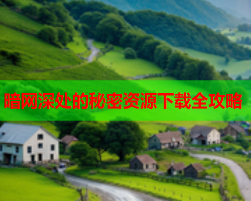 暗网深处的秘密资源下载全攻略