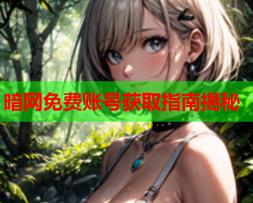 暗网免费账号获取指南揭秘
