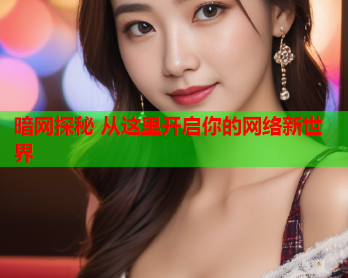 暗网探秘 从这里开启你的网络新世界