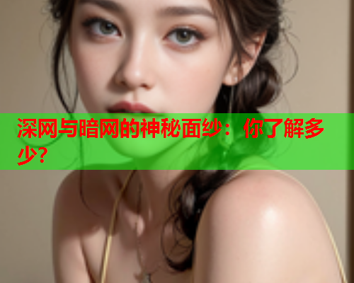 深网与暗网的神秘面纱：你了解多少？