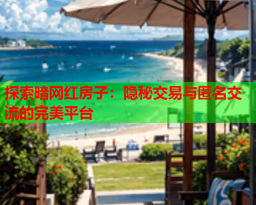 探索暗网红房子：隐秘交易与匿名交流的完美平台
