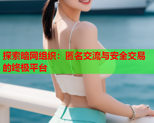 探索暗网组织：匿名交流与安全交易的终极平台