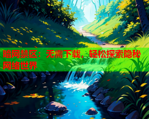 暗网禁区：无需下载，轻松探索隐秘网络世界