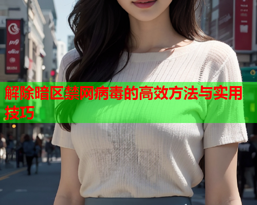 解除暗区禁网病毒的高效方法与实用技巧