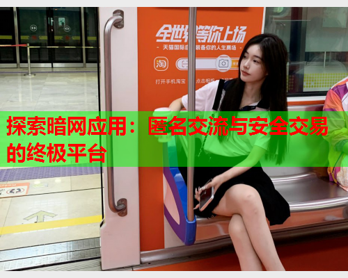探索暗网应用：匿名交流与安全交易的终极平台