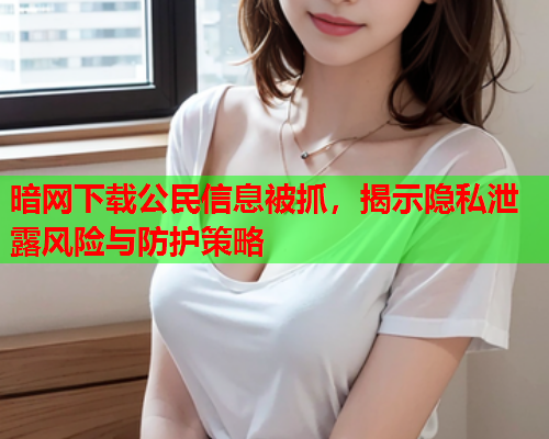 暗网下载公民信息被抓，揭示隐私泄露风险与防护策略