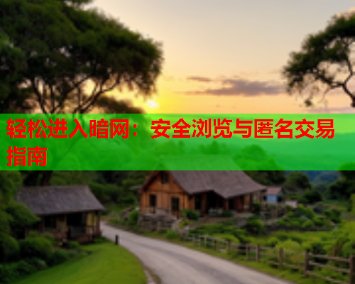 轻松进入暗网：安全浏览与匿名交易指南